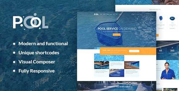 Swimming Pool Maintenance & Cleaning Services v1.1 - WordPress Theme