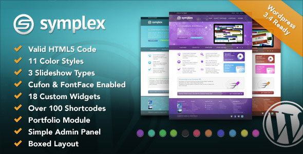SYMPLEX PREMIUM & PORTFOLIO WP THEMEFOREST THEME