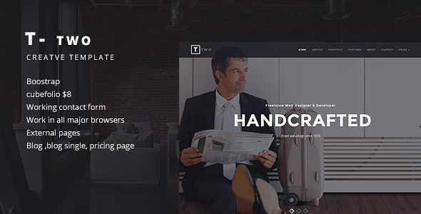 T- TWO Creative Business Template