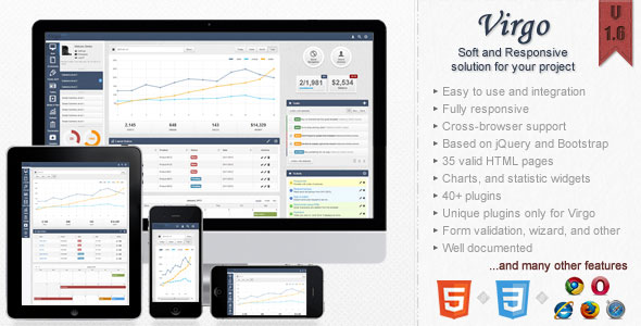 Virgo - Themeforest Premium Admin Template