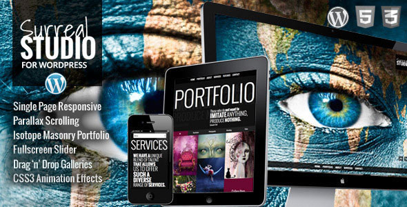 SURREAL V1.3.3 - ONE PAGE PARALLAX WORDPRESS THEME