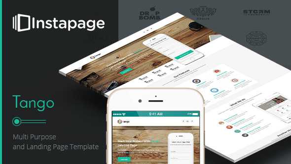 Tango - Instapage Landing Page
