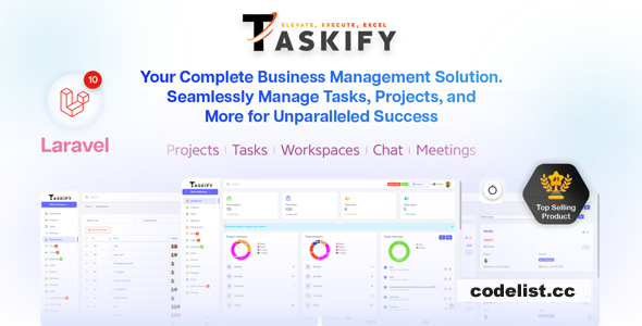 Taskify v2.0.2 - Project Management - Task Management &amp; Productivity Tool