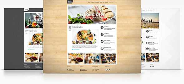 Tasty - YooTheme Wordpress Template