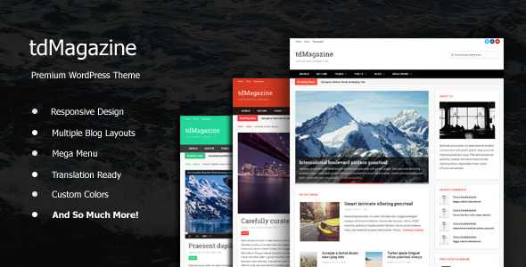 tdMagazine v2.0 - Themeforest WordPress News Theme
