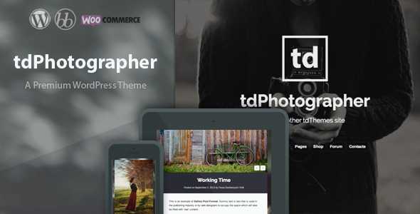 tdPhotographer - Themeforest WordPress Theme
