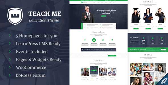 Teach Me - Education PSD Template