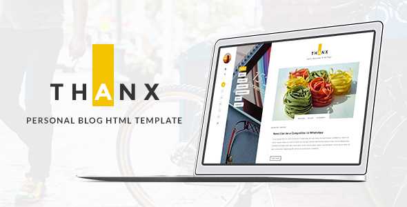 THANX - Personal HTML Template