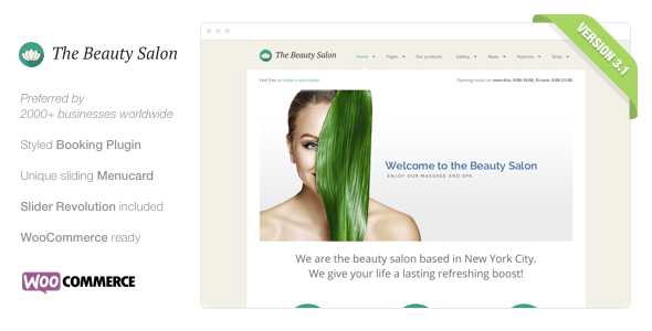 The Beauty Salon v3.1 - Premium Wordpress Theme