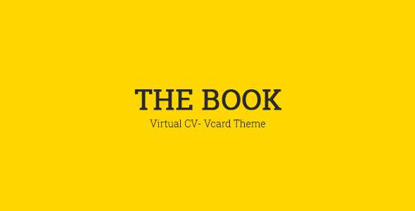 The Book : Personal vCard Template