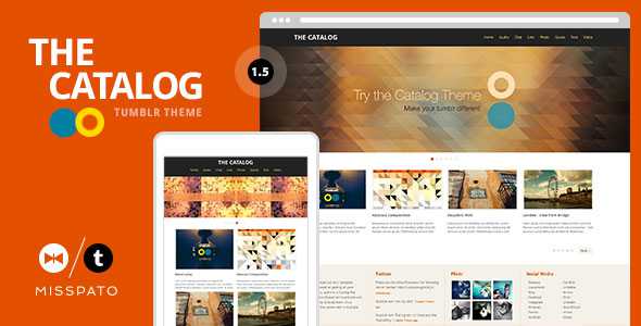 The Catalog - Themeforest Tumblr Theme