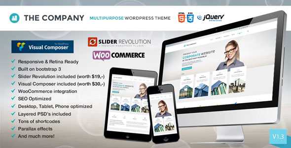The Company - Responsive Multi-Purpose Theme