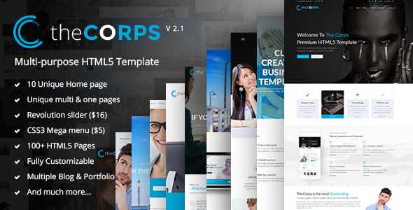 The Corps - Multi-Purpose HTML5 Template
