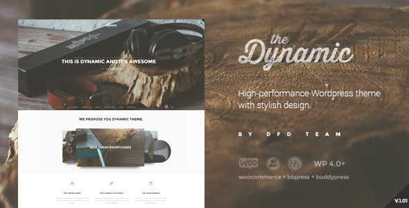 The Dynamic - High-Performance Wordpress Theme