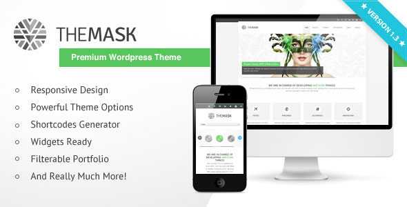 The Mask - Themeforest Premium Wordpress Theme