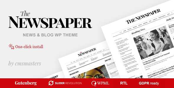 The Newspaper v1.0.6 - News Magazine Editorial WordPress Theme