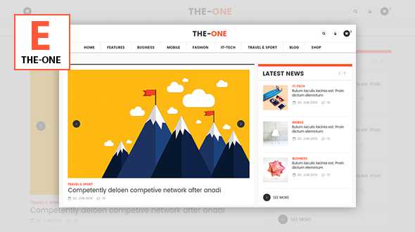 The One v1.8 - News Magazine Blog WordPress Theme