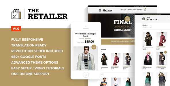 The Retailer v1.9 - Retina Responsive WooCommerce Theme
