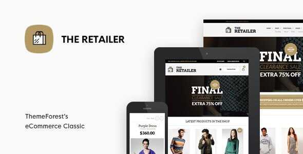 The Retailer v3.0.0 - Responsive WordPress Theme