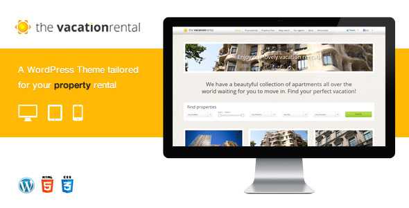 The Vacation Rental - Themeforest Premium WP Theme