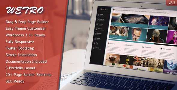 The Wetro - Themeforest Creative WordPress Theme