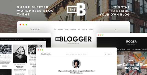 TheBlogger v1.9.5 - A WordPress Blogging Theme
