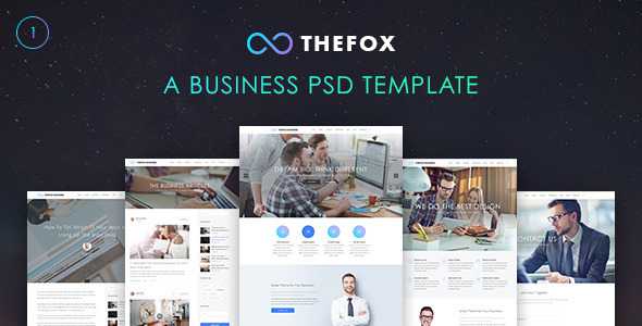 TheFox Business PSD Template