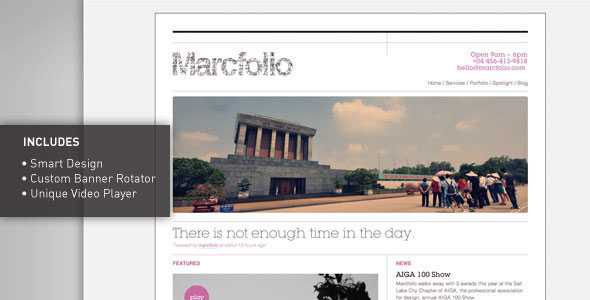 Themeforest Archer HTML / CSS Website Template