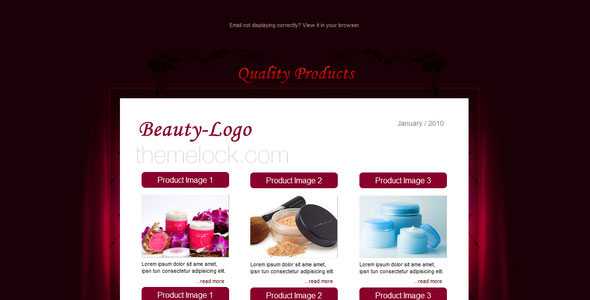 Themeforest BEAUTY - Email Template - 6 Layouts