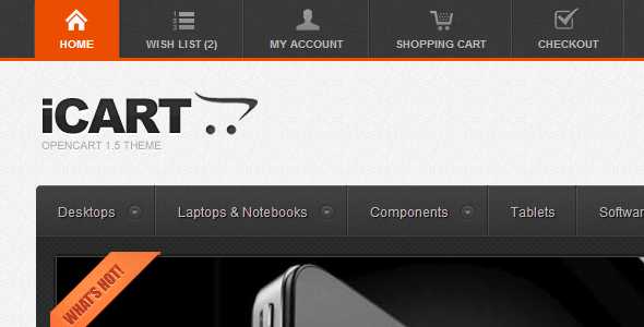 Themeforest iCart Template for OpenCart 1.5