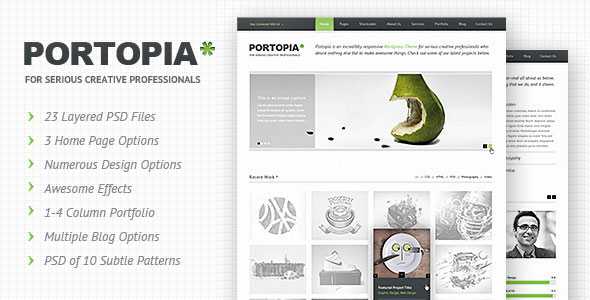 Themeforest Portopia | PSD