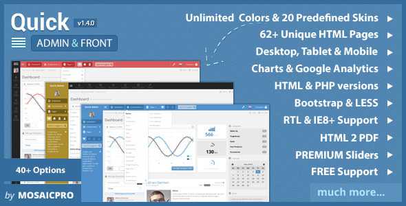 Themeforest Quick Admin Template