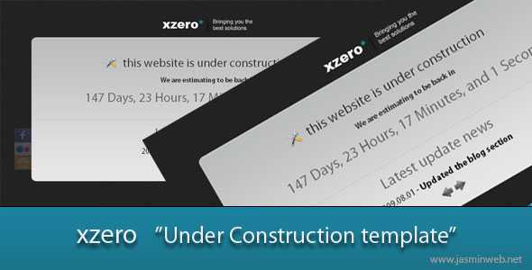 ThemeForest – Xzero Under Construction HTML Page