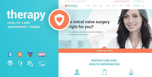 Therapy v1.9.2 - Health and Medical WordPress Theme