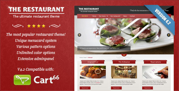 THE RESTAURANT 4.2 - THEMEFOREST WP PREMIUM THEME