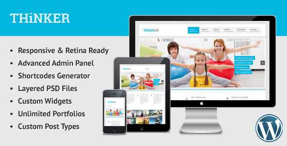 Thinker - Themeforest Retina Responsive Multipurpose WP Theme