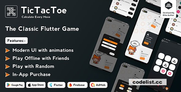 Tic Tac Toe v1.1.3 - The Classic Flutter Tic Tac Toe Game