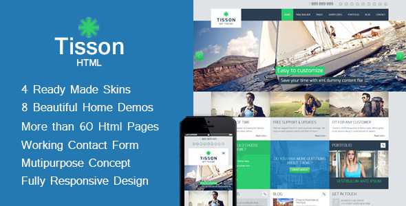 Tisson - Multipurpose HTML Theme