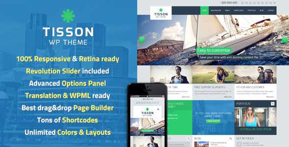 Tisson v1.4 - Themeforest Premium WordPress Theme