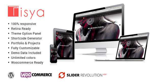 Tisya – Responsive Multipurpose WordPress Theme