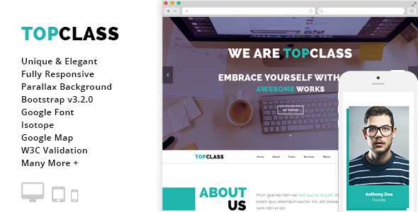 Top Class v1.2.0 - Multipurpose HTML5 Responsive Template