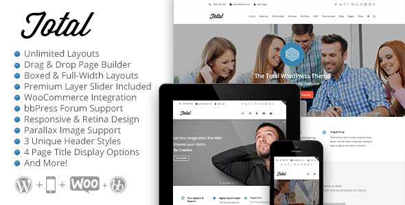 Total v1.5 - Responsive Multi-Purpose WordPress Theme