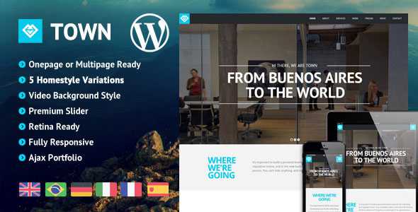 Town - Responsive Multi-Purpose One Page Theme