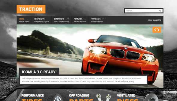Traction - Shape5 Joomla Template