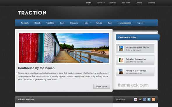 Traction - Themefoundry Wordpress Template