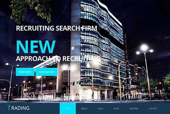 Trading–Consulting / Investment Agents - Creativemarket HTML
