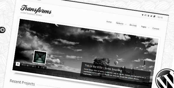 Transforms - Themeforest Premium Theme