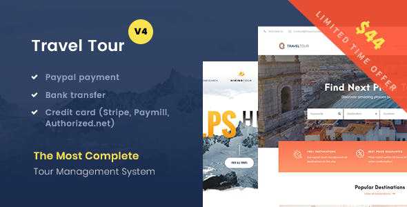 Travel Tour v4.0.0 - Tour Booking, Travel Booking Theme