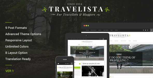 Travelista - Themeforest WordPress Blog Theme