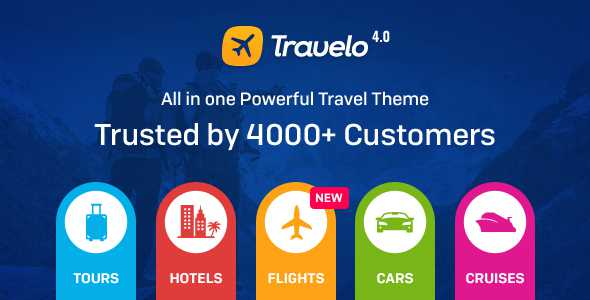 Travelo v4.1.1 - Travel/Tour Booking Wordpress Theme